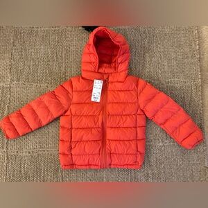 New with tags Uniqlo kids puffer jacket size 5-6